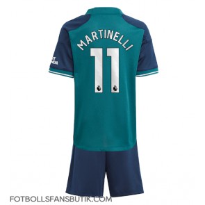 Arsenal Gabriel Martinelli #11 Replika Tredje Tröja Barn 2023-24 Kortärmad (+ Korta byxor)